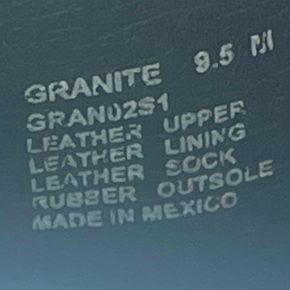 Steve Madden Granite Black Leather‎ Zipper Lug Sole Ankle Boots Women's 9.5 - Picture 4 of 6